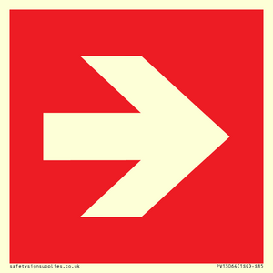 Right arrow (white on red background)